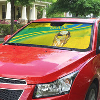 Brazil WC2026 Auto Sun Shade Pentacampeón Canaries