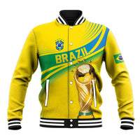 Brazil WC2026 Personalized Baseball Jacket Pentacampeón Canaries
