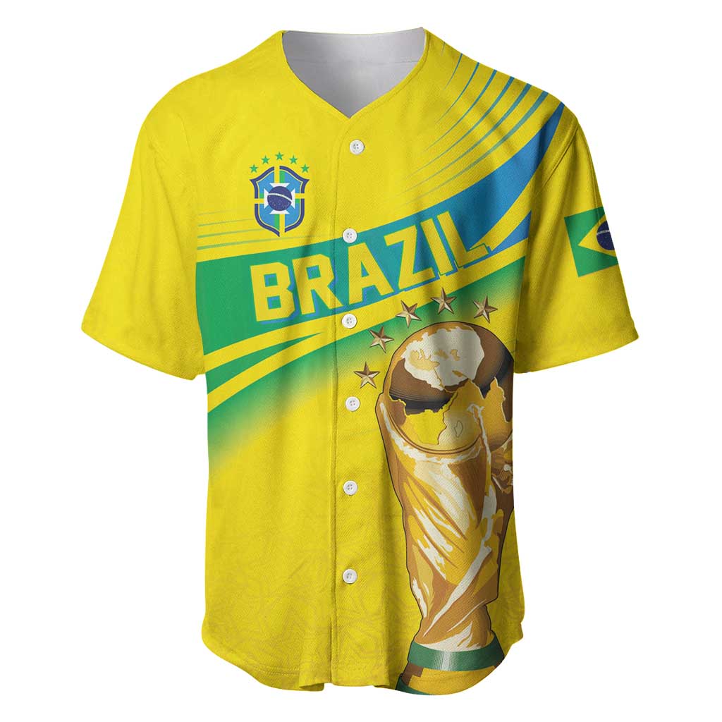 Brazil WC2026 Personalized Baseball Jersey Pentacampeón Canaries