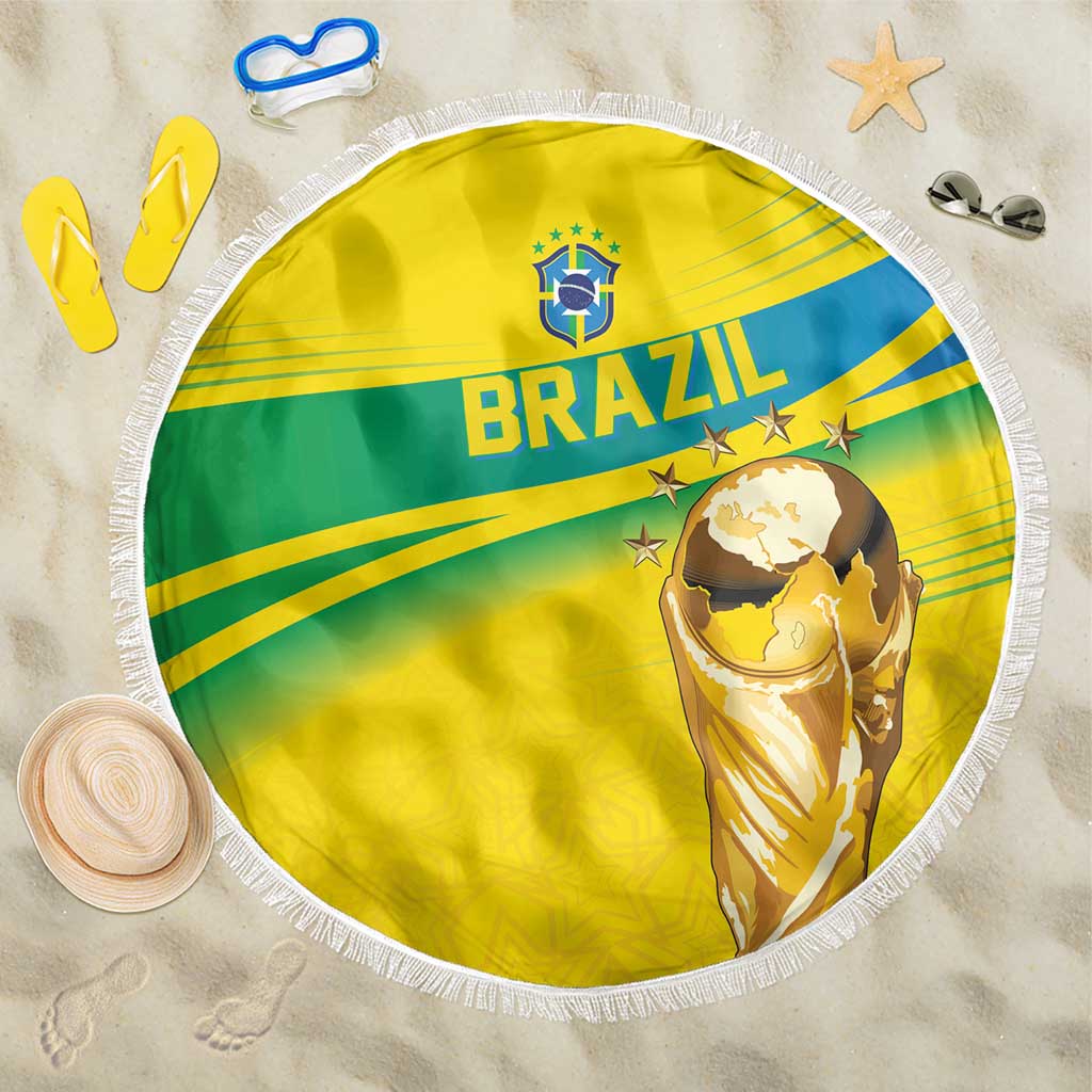 Brazil WC2026 Beach Blanket Pentacampeón Canaries