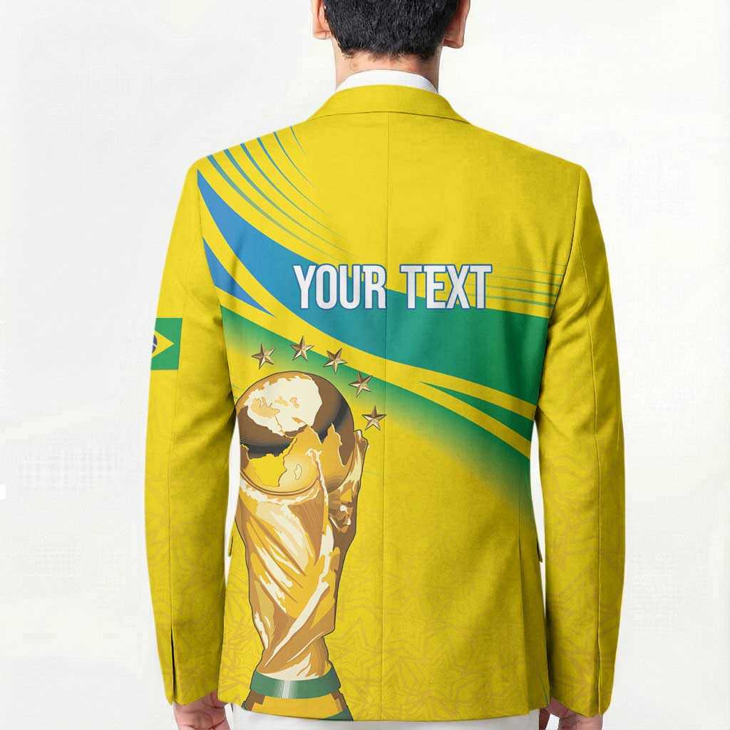 Brazil WC2026 Personalized Blazer Pentacampeón Canaries
