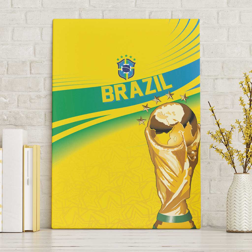 Brazil WC2026 Canvas Wall Art Pentacampeón Canaries