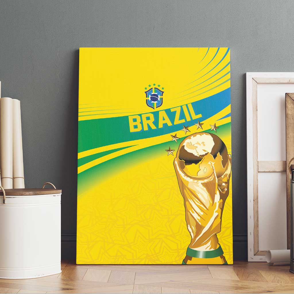 Brazil WC2026 Canvas Wall Art Pentacampeón Canaries