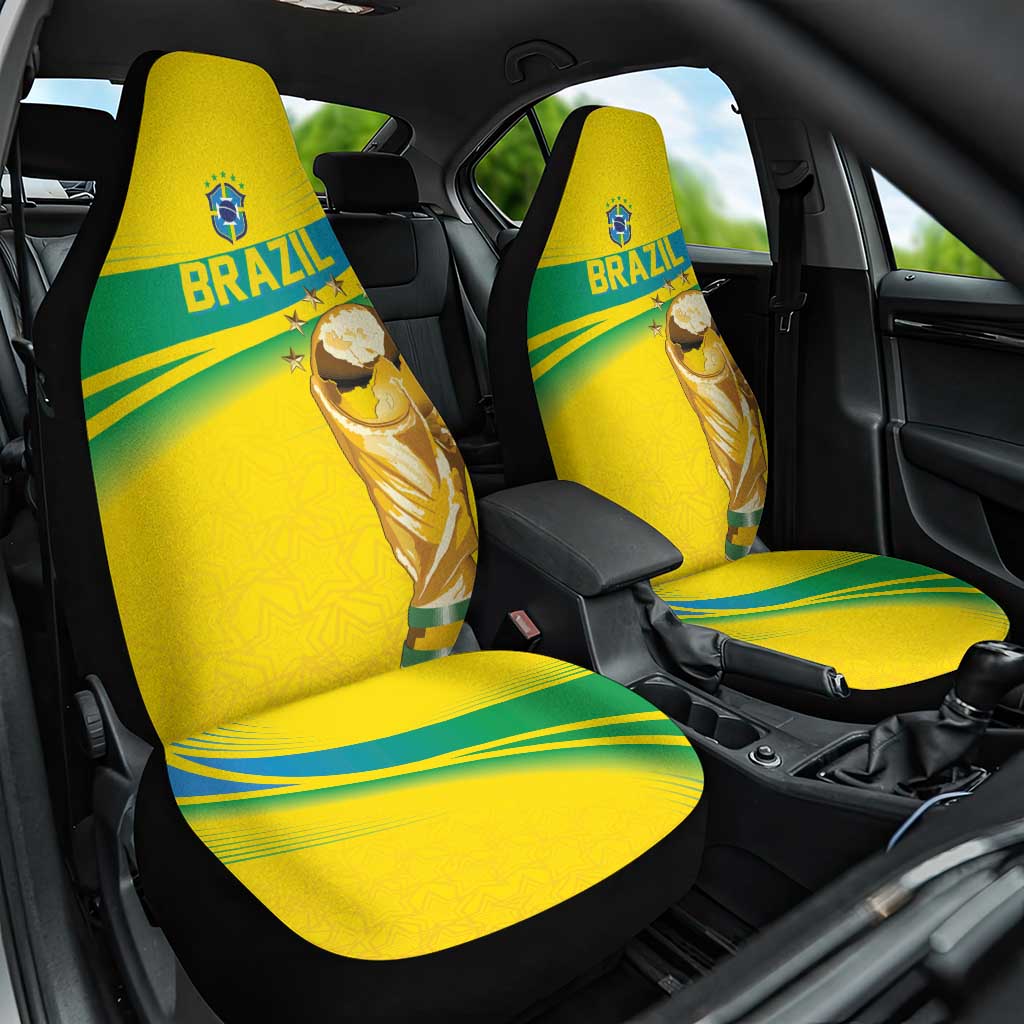 Brazil WC2026 Car Seat Cover Pentacampeón Canaries