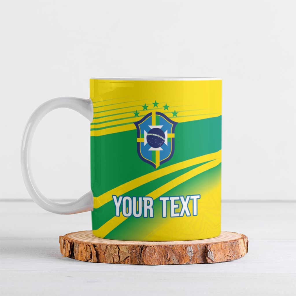 Brazil WC2026 Personalized Ceramic Mug Pentacampeón Canaries