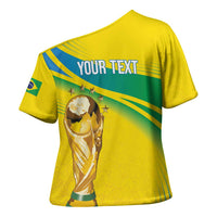 Brazil WC2026 Personalized Cross Shoulder Shirt Pentacampeón Canaries