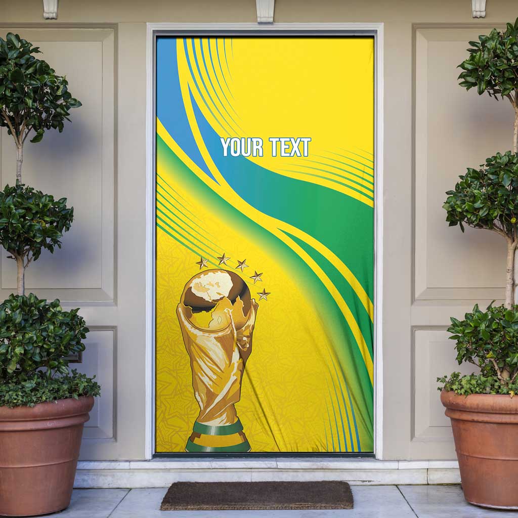 Brazil WC2026 Personalized Door Cover Pentacampeón Canaries