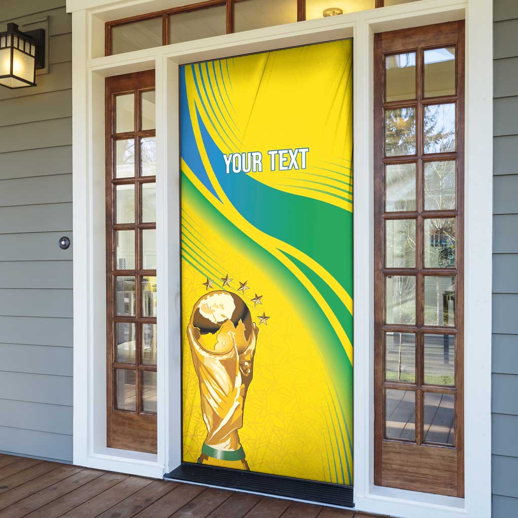 Brazil WC2026 Personalized Door Cover Pentacampeón Canaries