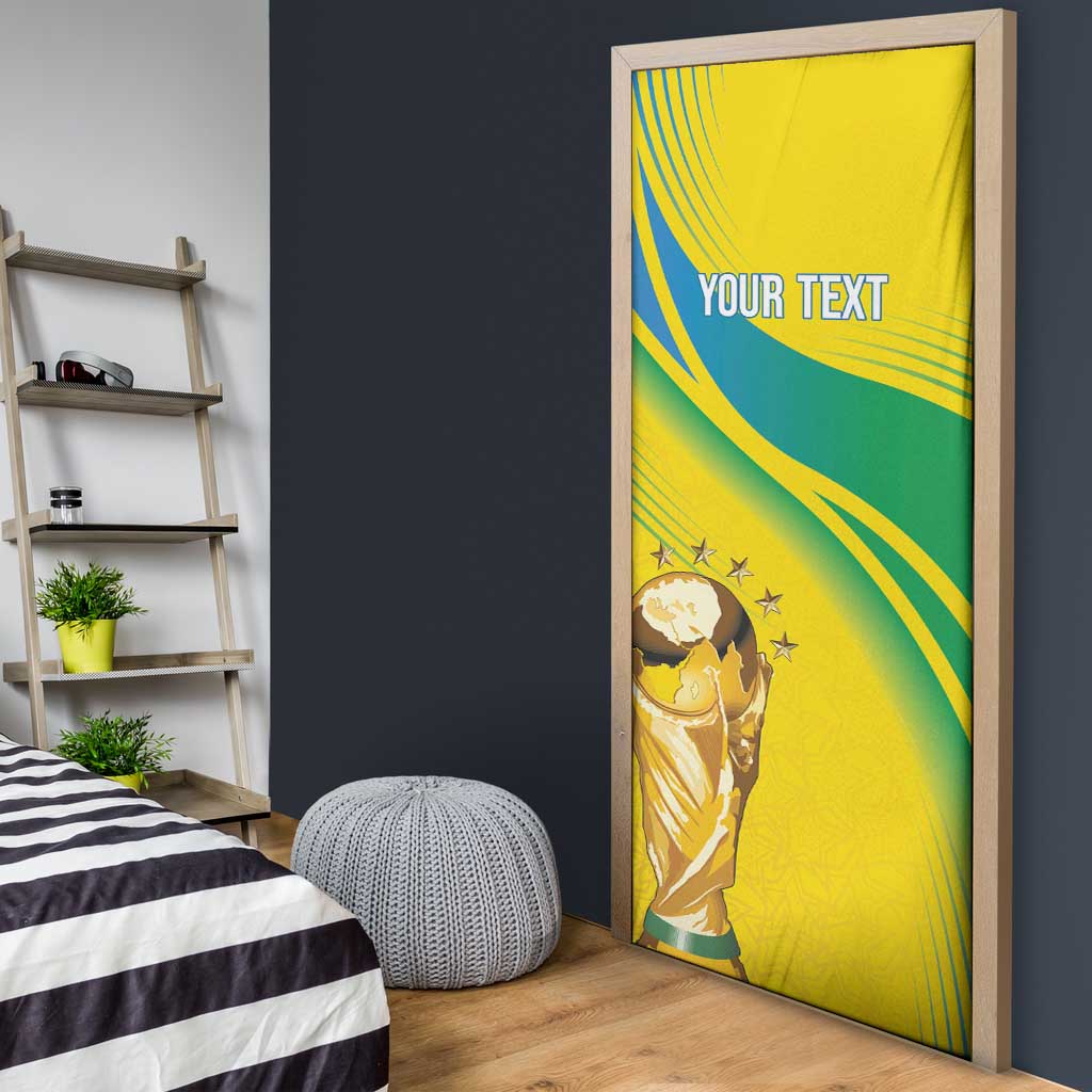 Brazil WC2026 Personalized Door Cover Pentacampeón Canaries