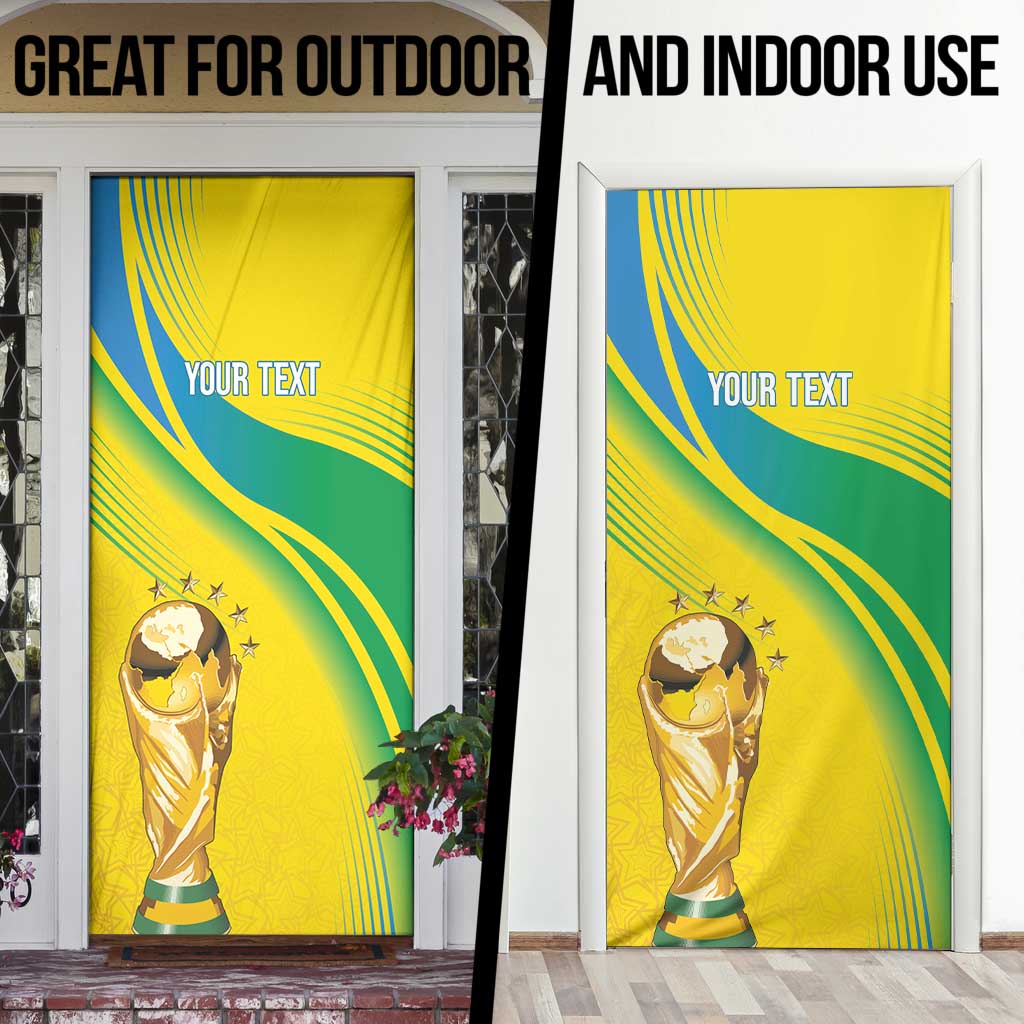 Brazil WC2026 Personalized Door Cover Pentacampeón Canaries