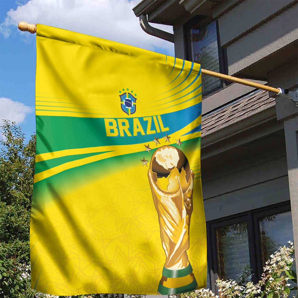 Brazil WC2026 Garden Flag Pentacampeón Canaries