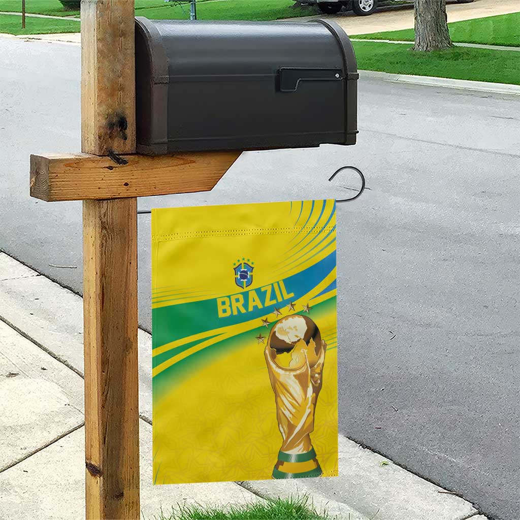 Brazil WC2026 Garden Flag Pentacampeón Canaries