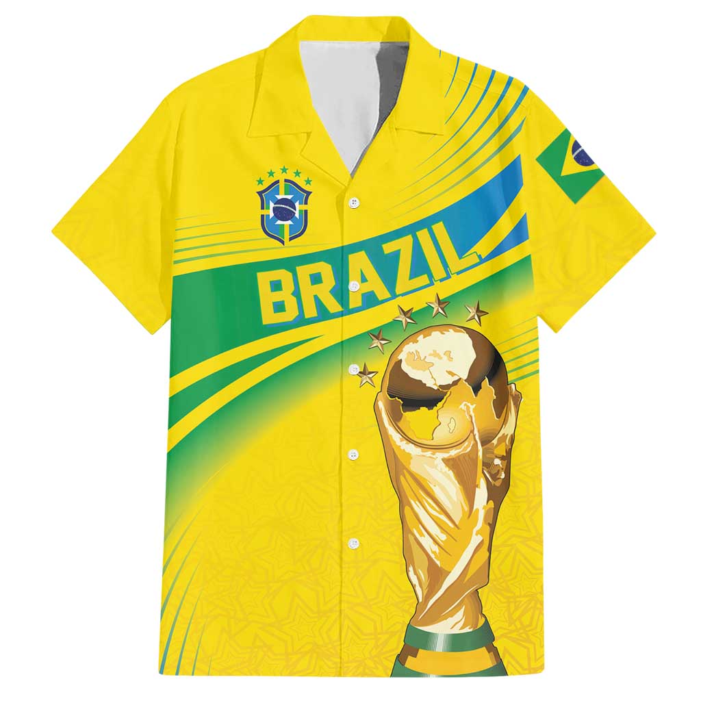 Brazil WC2026 Personalized Hawaiian Shirt Pentacampeón Canaries