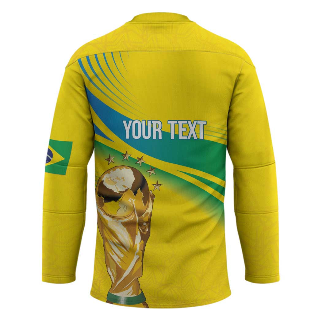 Brazil WC2026 Personalized Hockey Jersey Pentacampeón Canaries