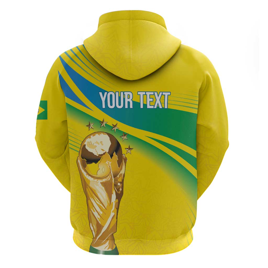 Brazil WC2026 Personalized Hoodie Pentacampeón Canaries