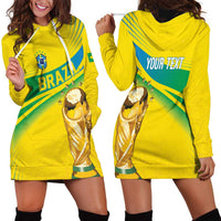 Brazil WC2026 Personalized Hoodie Dress Pentacampeón Canaries