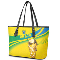 Brazil WC2026 Leather Tote Bag Pentacampeón Canaries