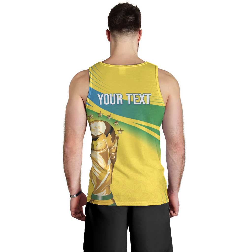 Brazil WC2026 Personalized Men Tank Top Pentacampeón Canaries
