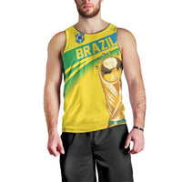Brazil WC2026 Personalized Men Tank Top Pentacampeón Canaries