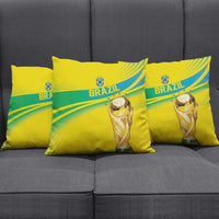 Brazil WC2026 Pillow Cover Pentacampeón Canaries