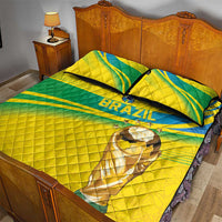 Brazil WC2026 Quilt Bed Set Pentacampeón Canaries