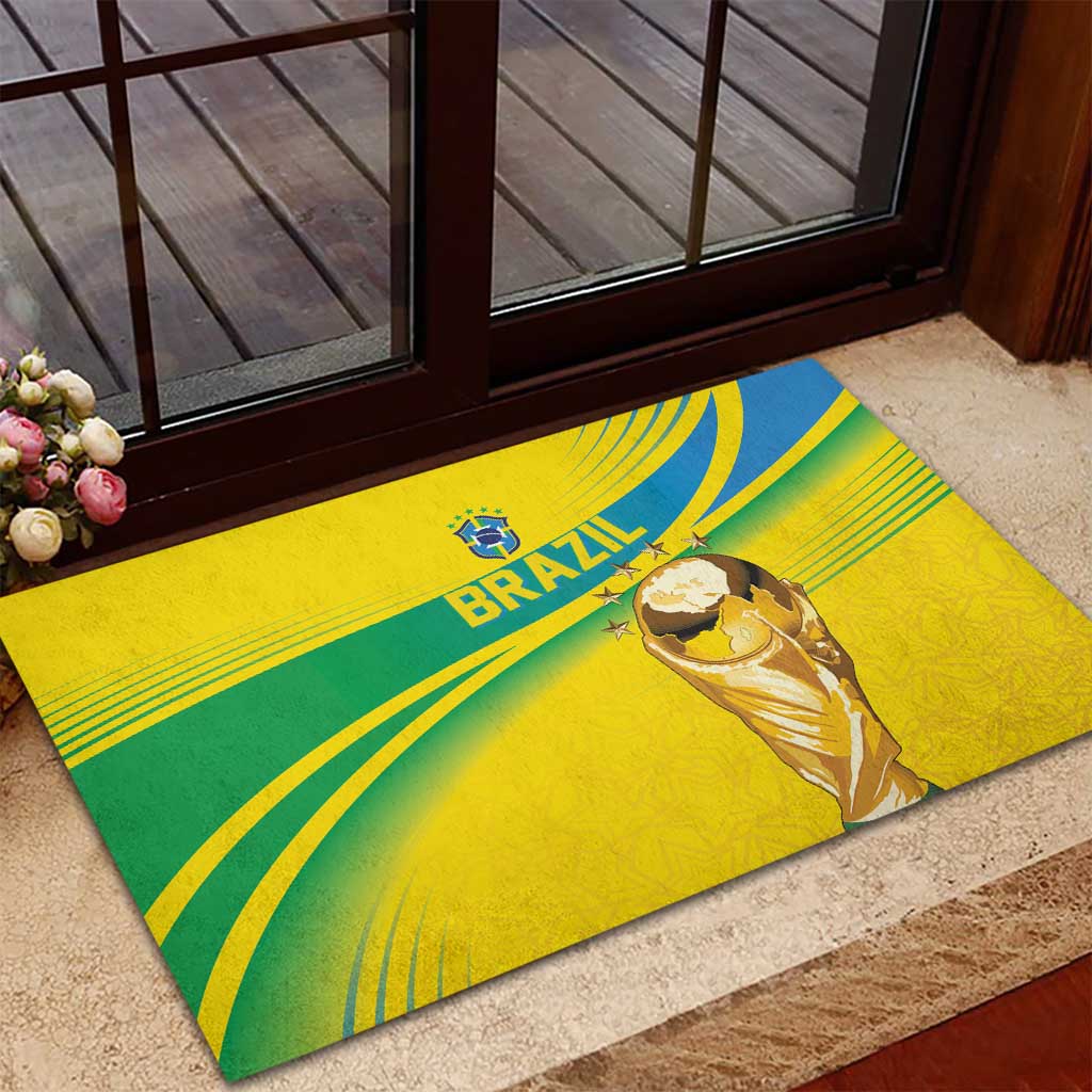 Brazil WC2026 Rubber Doormat Pentacampeón Canaries