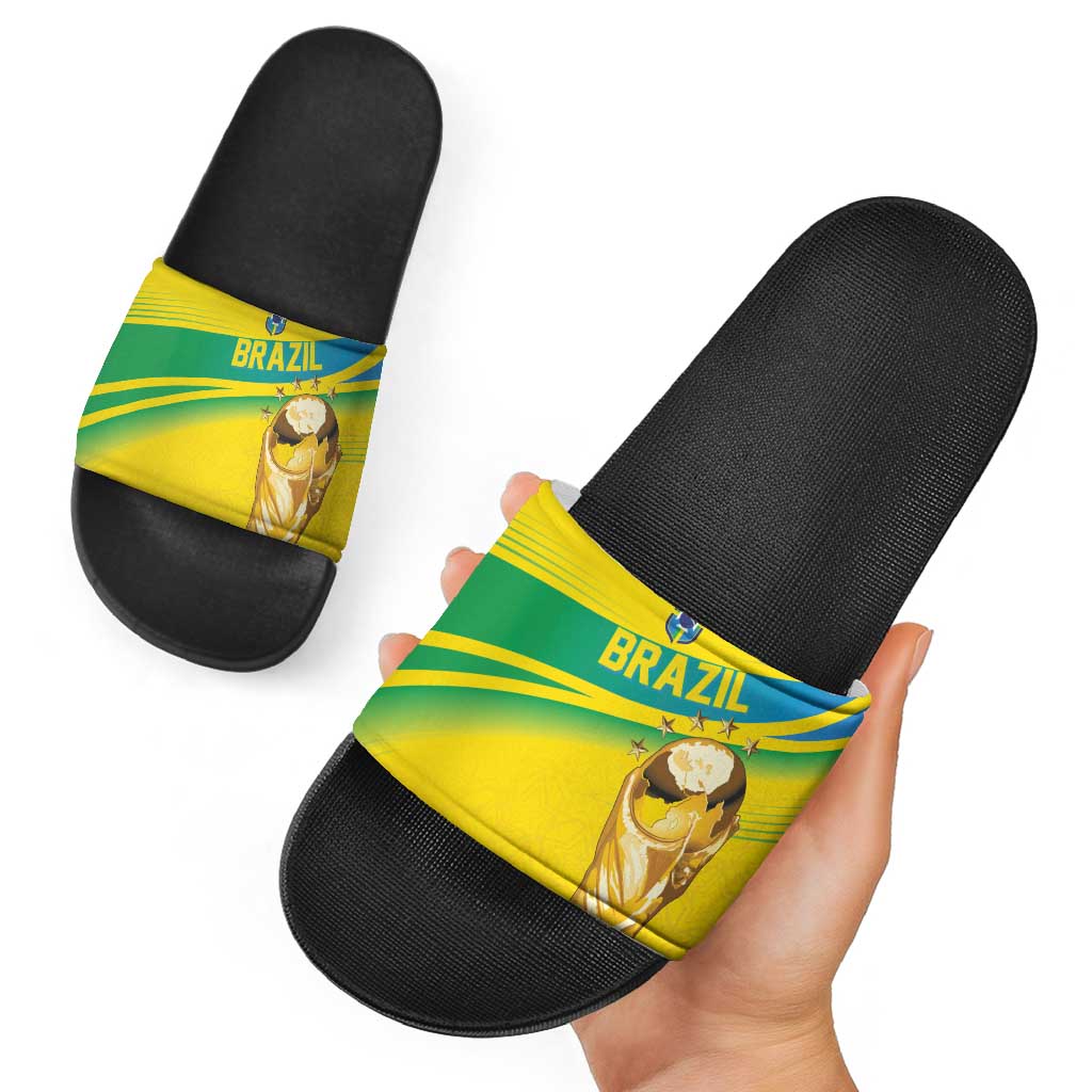 Brazil WC2026 Slide Sandals Pentacampeón Canaries
