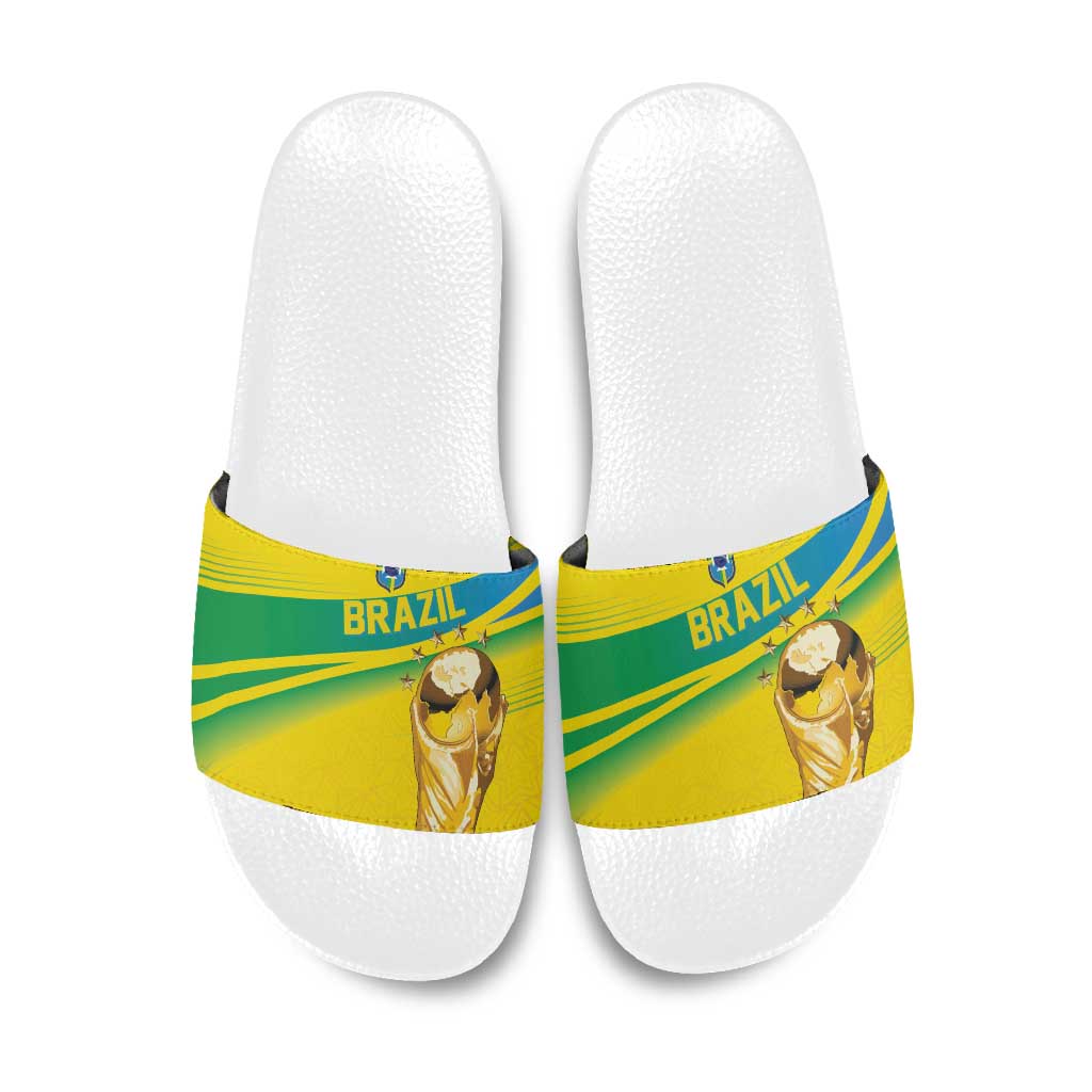 Brazil WC2026 Slide Sandals Pentacampeón Canaries