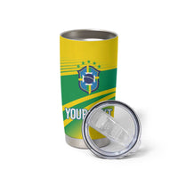 Brazil WC2026 Personalized Tumbler Cup Pentacampeón Canaries