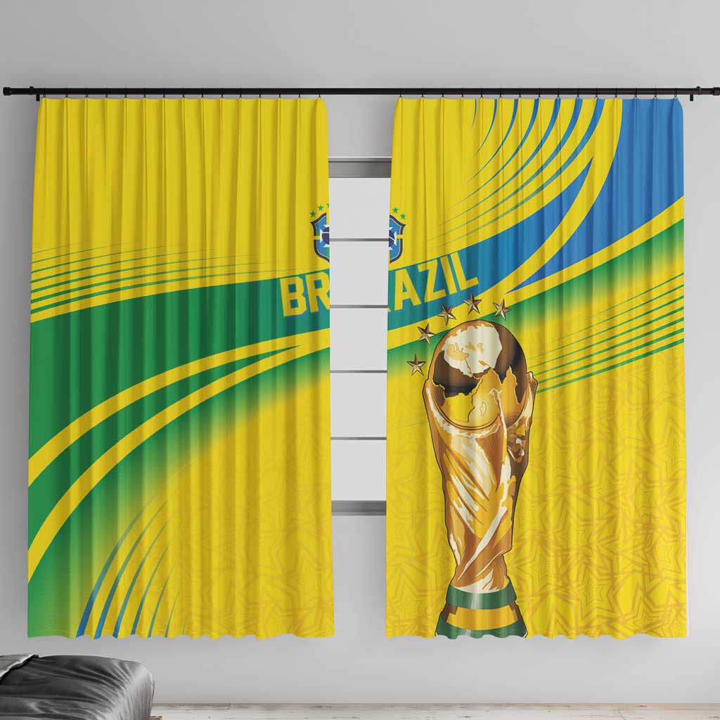 Brazil WC2026 Window Curtain Pentacampeón Canaries