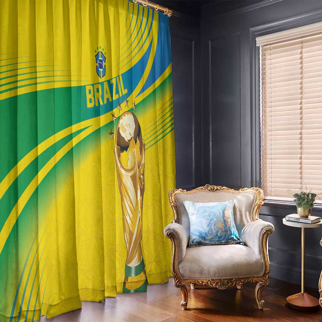 Brazil WC2026 Window Curtain Pentacampeón Canaries