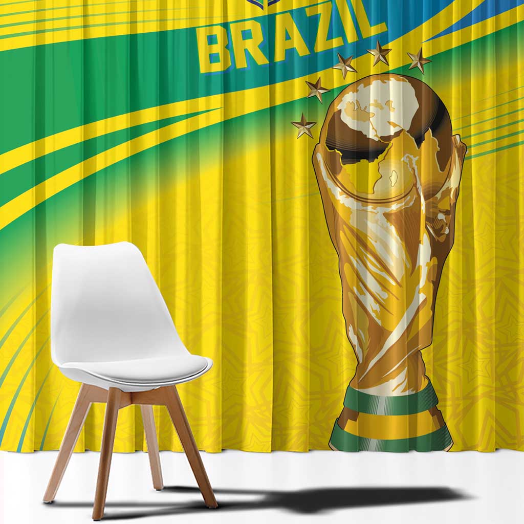 Brazil WC2026 Window Curtain Pentacampeón Canaries