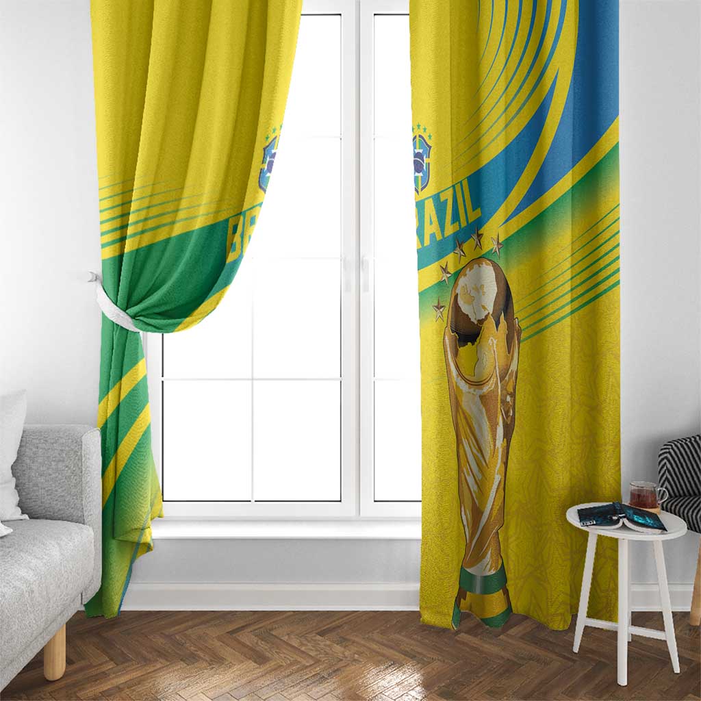 Brazil WC2026 Window Curtain Pentacampeón Canaries