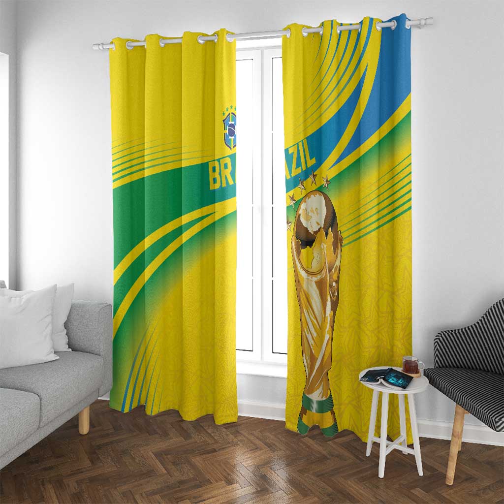 Brazil WC2026 Window Curtain Pentacampeón Canaries
