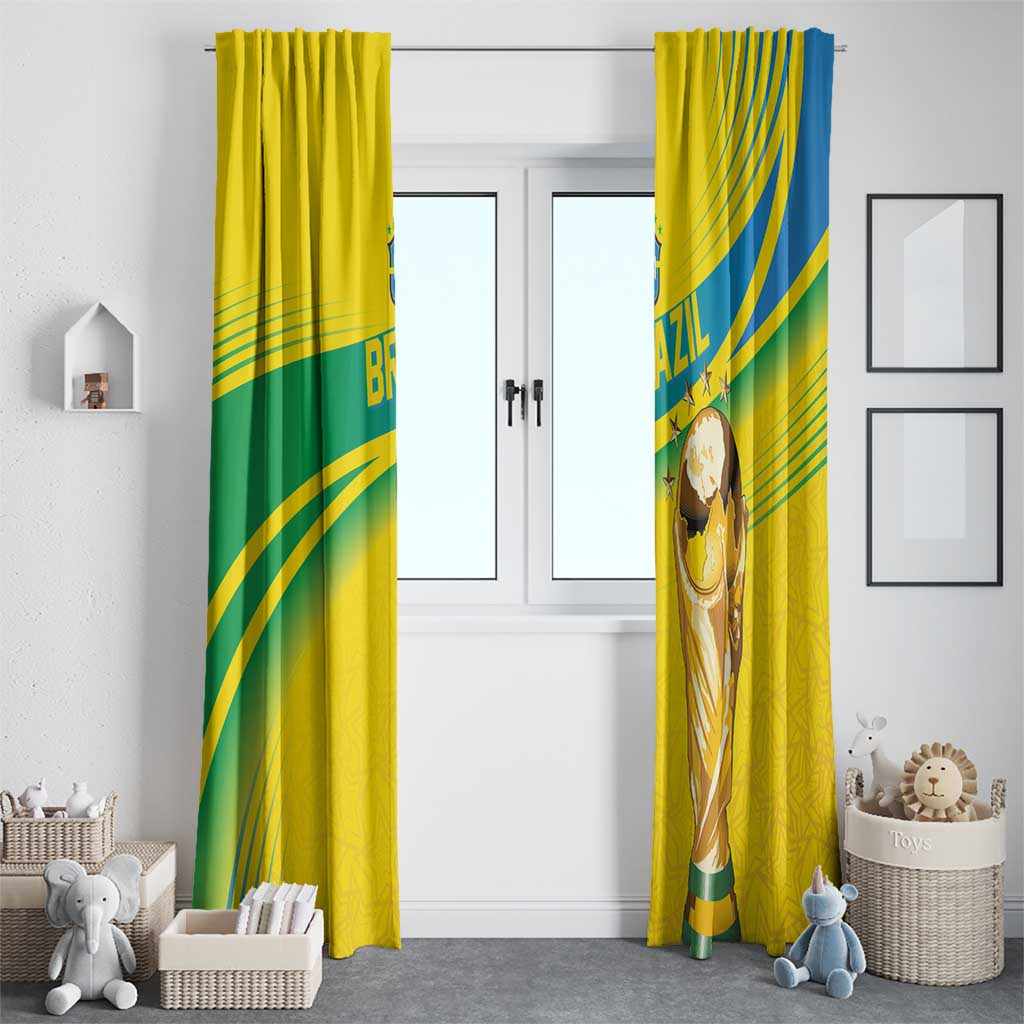 Brazil WC2026 Window Curtain Pentacampeón Canaries