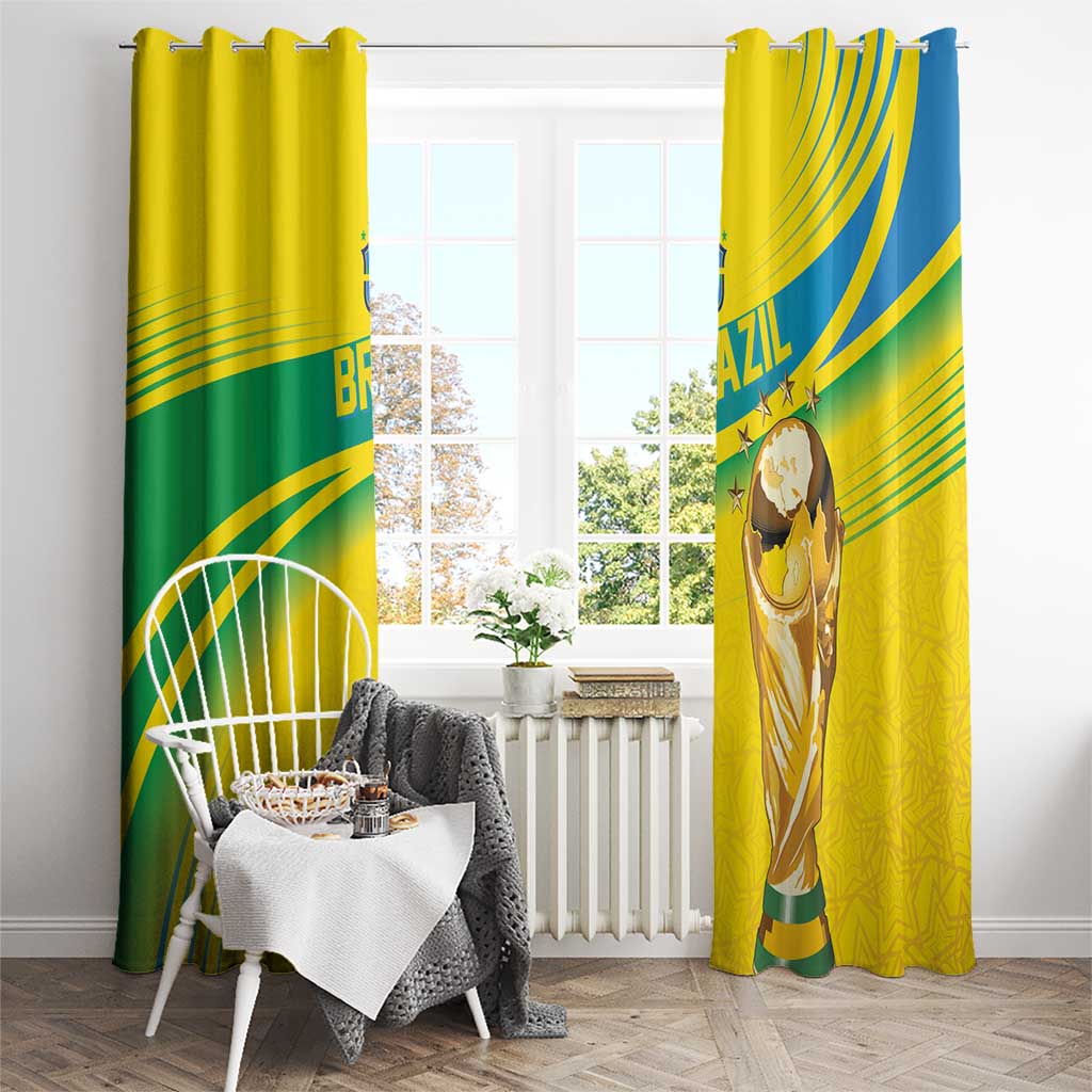 Brazil WC2026 Window Curtain Pentacampeón Canaries