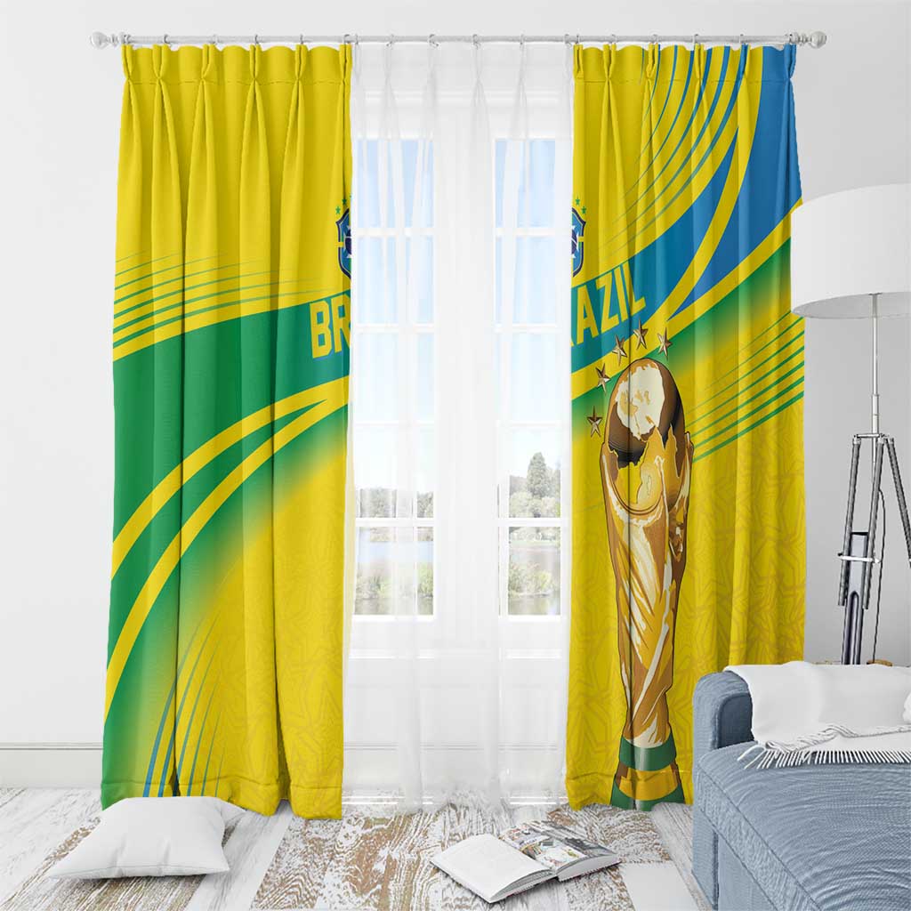 Brazil WC2026 Window Curtain Pentacampeón Canaries