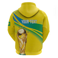Brazil WC2026 Personalized Zip Hoodie Pentacampeón Canaries