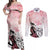 Kentucky Horse Racing Couples Matching Off Shoulder Maxi Dress and Long Sleeve Button Shirt Derby Girls Pink Out LT7 - Wonder Print Shop
