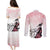 Kentucky Horse Racing Couples Matching Puletasi and Long Sleeve Button Shirt Derby Girls Pink Out LT7 - Wonder Print Shop