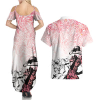 Kentucky Horse Racing Couples Matching Summer Maxi Dress and Hawaiian Shirt Derby Girls Pink Out LT7 - Wonder Print Shop