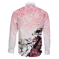 Kentucky Horse Racing Family Matching Long Sleeve Bodycon Dress and Hawaiian Shirt Derby Girls Pink Out LT7 - Wonder Print Shop