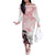 Kentucky Horse Racing Family Matching Off The Shoulder Long Sleeve Dress and Hawaiian Shirt Derby Girls Pink Out - Wonder Print Shop