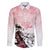 Kentucky Horse Racing Family Matching Short Sleeve Bodycon Dress and Hawaiian Shirt Derby Girls Pink Out - Wonder Print Shop