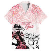 Kentucky Horse Racing Family Matching Summer Maxi Dress and Hawaiian Shirt Derby Girls Pink Out - Wonder Print Shop
