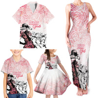Kentucky Horse Racing Family Matching Tank Maxi Dress and Hawaiian Shirt Derby Girls Pink Out - Wonder Print Shop