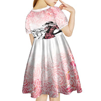 Kentucky Horse Racing Kid Short Sleeve Dress Derby Girls Pink Out - Wonder Print Shop