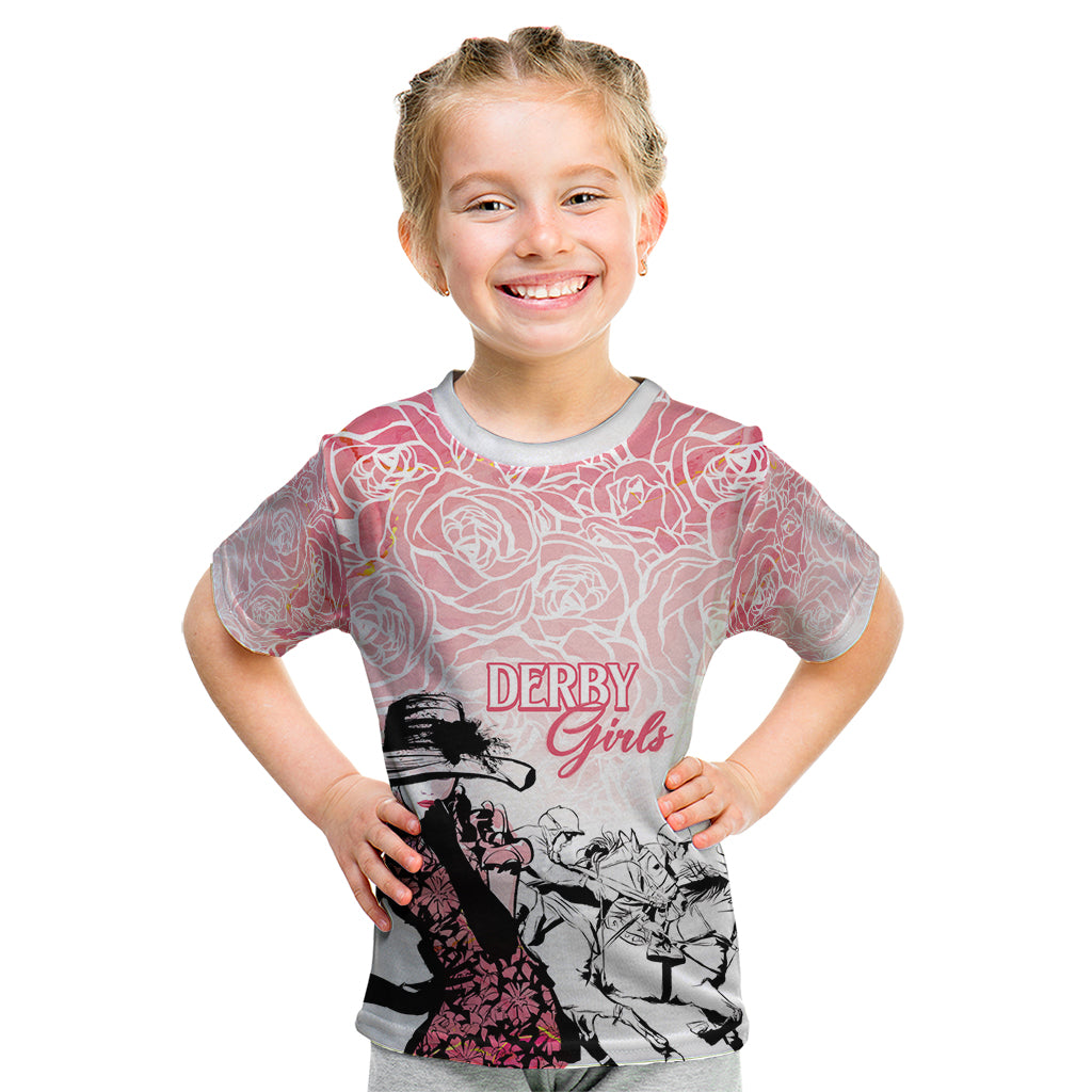Kentucky Horse Racing Kid T Shirt Derby Girls Pink Out - Wonder Print Shop