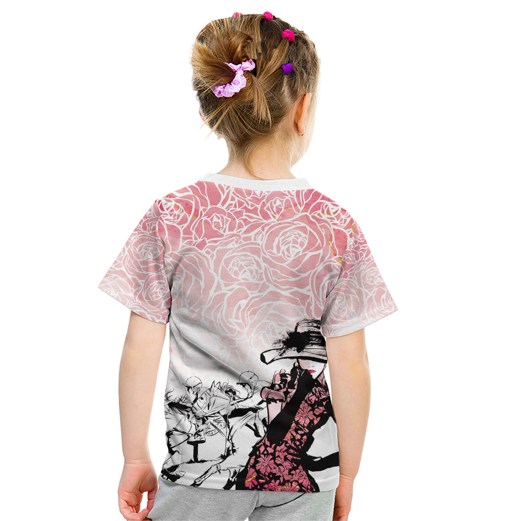 Kentucky Horse Racing Kid T Shirt Derby Girls Pink Out - Wonder Print Shop