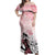 Kentucky Horse Racing Off Shoulder Maxi Dress Derby Girls Pink Out - Wonder Print Shop